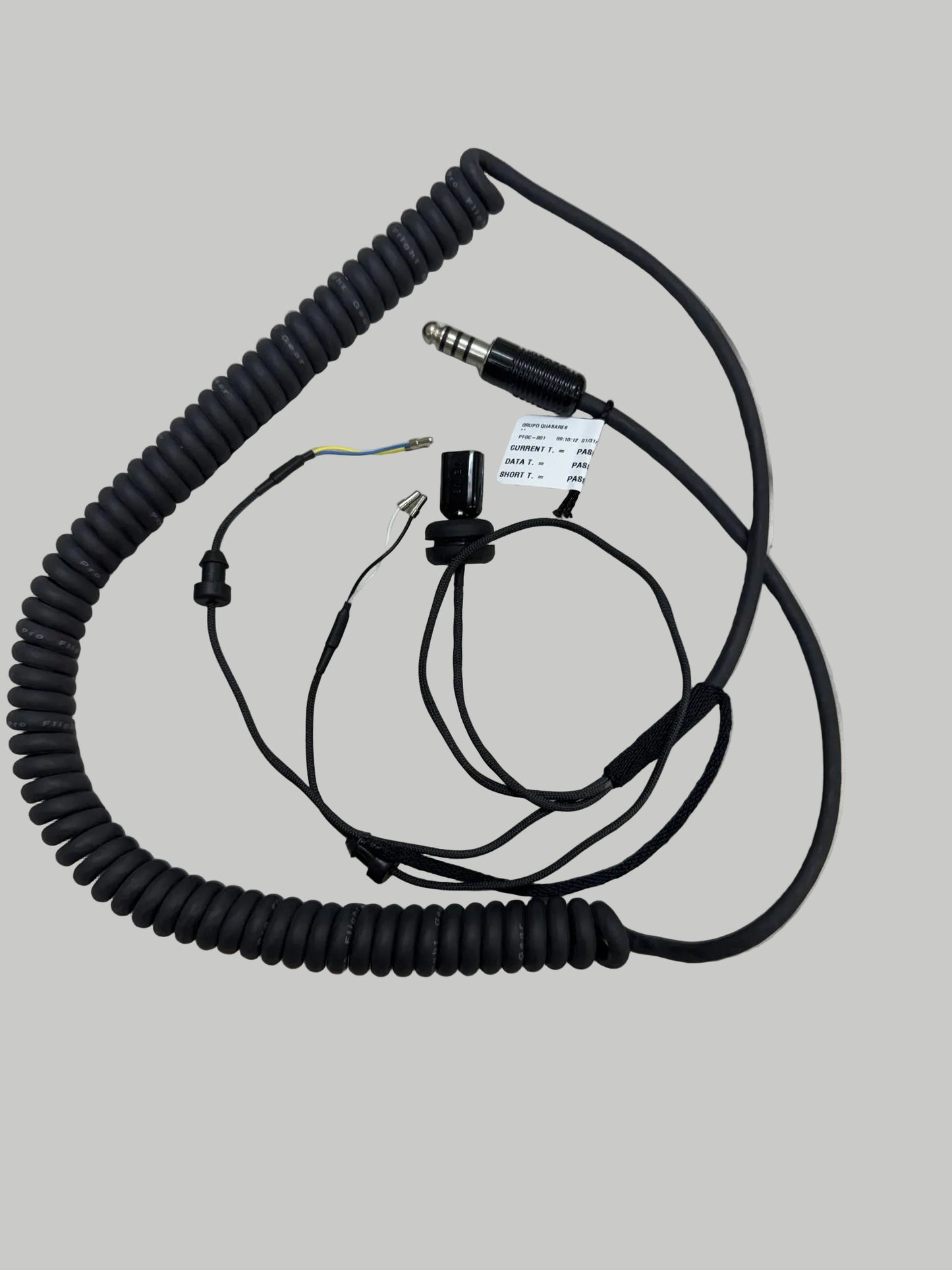 Heli Comms Cord (Coiled) U-174/U